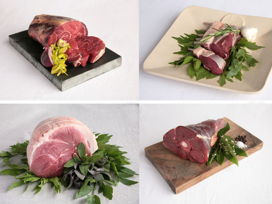 Food photography for Sharpham Park butchery