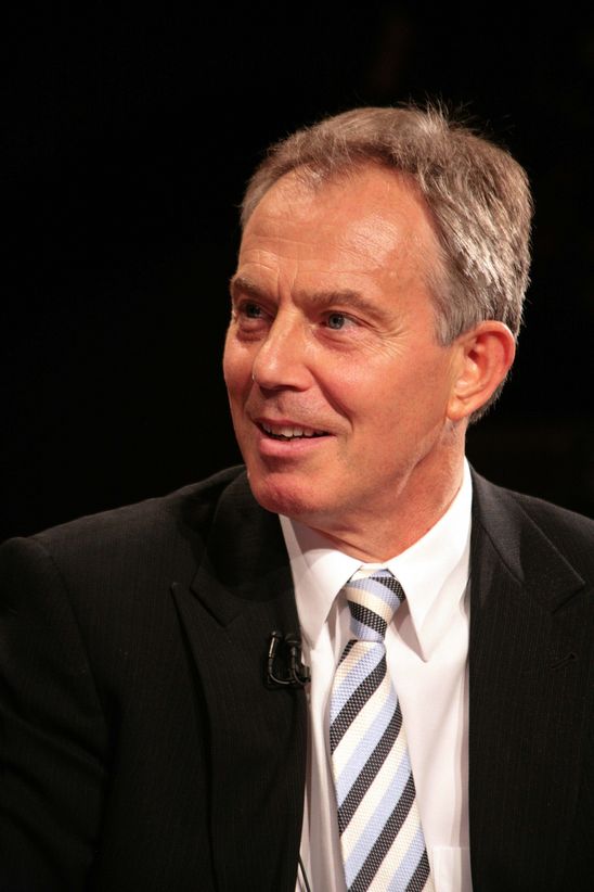 Publicity portrait of the Right Honourable Tony Blair, former Prime Minister